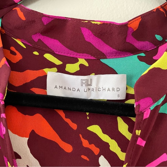Amanda Uprichard Silk Multicolor Zebra Dress - Picture 4 of 6